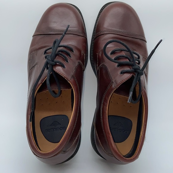 Dockers Men’s Shoes 9W Brown Leather Oxfords - Picture 5 of 8